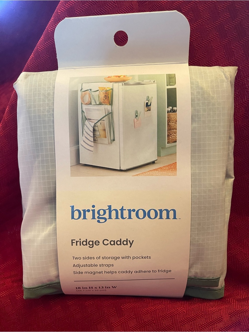 brightroom Refrigerator Caddy in Light Gray